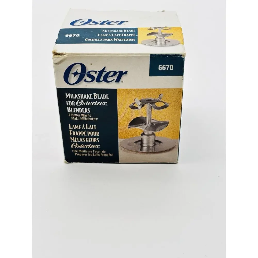 OSTER Blender Milkshake Blade part number 6670. Original Box. VG Condition